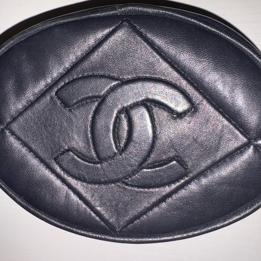 Black Leather Clutch